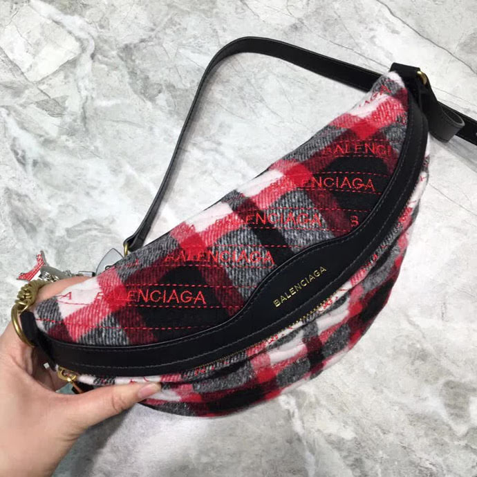 BALENCIAG巴黎世家 新品 Souvenir系列腰包 單肩包 鐵塔掛繩  BL1739